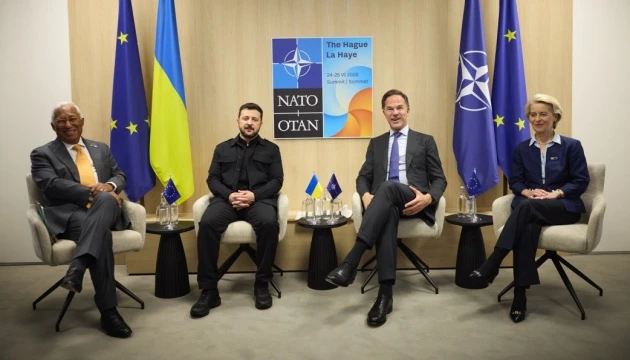 Зеленський обговорив із керівництвом ЄС і НАТО додаткові санкції проти РФ і оборонну співпрацю