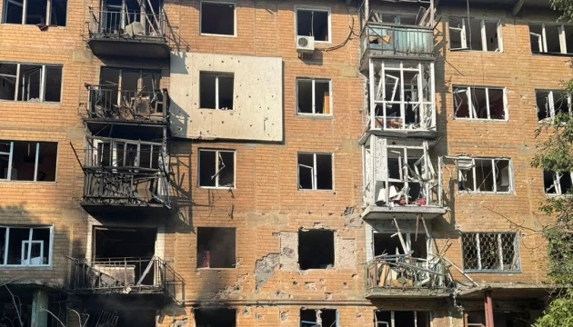 На Донеччині через атаки росіян пошкоджені 14 житлових будинків