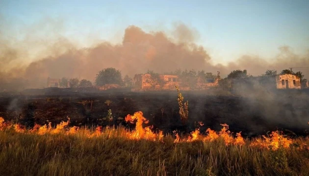 У Миколаєві вирують три масштабні пожежі, вогонь підібрався до житлового сектору
