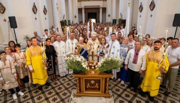 Владика УГКЦ відвідав громаду в італійському місті Аверса