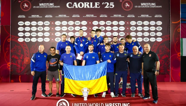 Збірна України посіла третє командне місце на ЧЄ-2025 (U20) з вільної боротьби