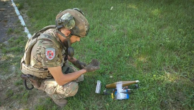 На Сумщині поліцейські знешкодили дрон, оснащений снарядом