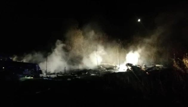 На місці катастрофи літака ЗСУ — брифінг