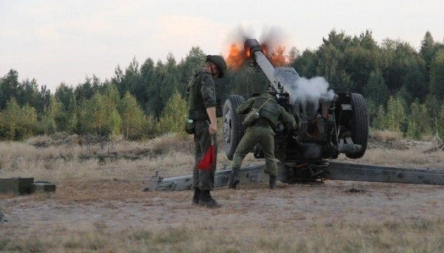 Навчання під Брестом: військові Білорусі та РФ провели артилерійські стрільби