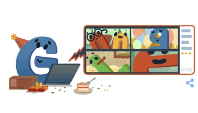 Google присвятив дудл своєму дню народження