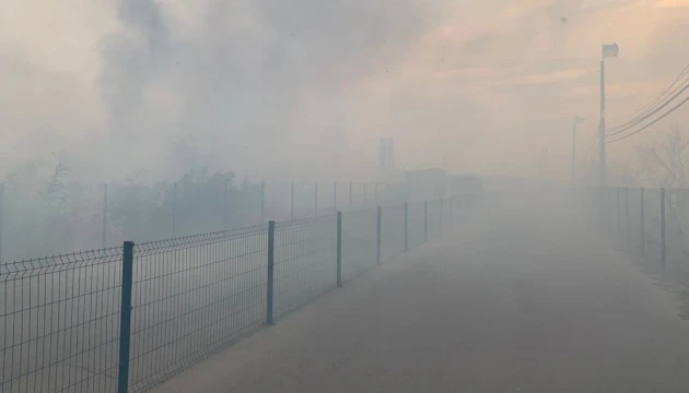 Вогонь пошкодив інфраструктуру КПВВ «Станиця Луганська»
