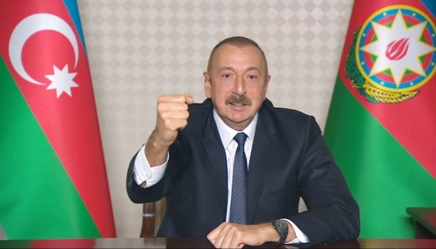 Президент Азербайджану назвав умови припинення вогню у Нагірному Карабаху