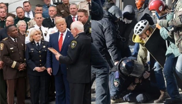 У Трампа використали фото з Революції Гідності для ілюстрації хаосу та насильства