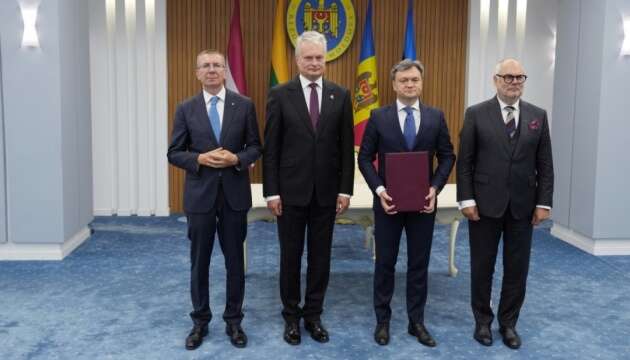 Президенти країн Балтії підписали в Молдові декларацію на підтримку її вступу до ЄС