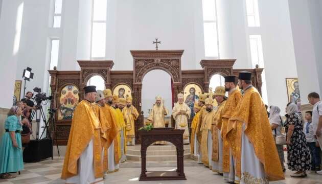 У Бучі Епіфаній освятив верхній храм святого апостола Андрія Першозваного