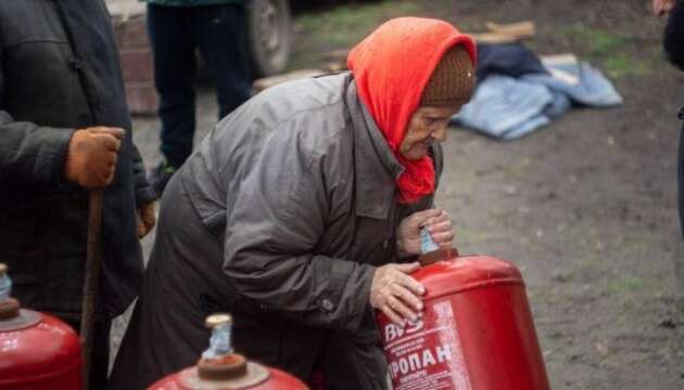 На Сумщині вразливим категоріям населення почали надавати скраплений газ