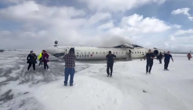 Delta Air Lines підтвердила 18 постраждалих внаслідок аварії літака в Торонто, загиблих немає