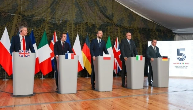 Міністри оборони «Групи п’яти» запевнили у подальшій підтримці України