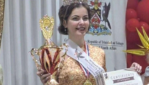 Українка Вікторія Мотричко - чемпіонка світу з міжнародних шашок