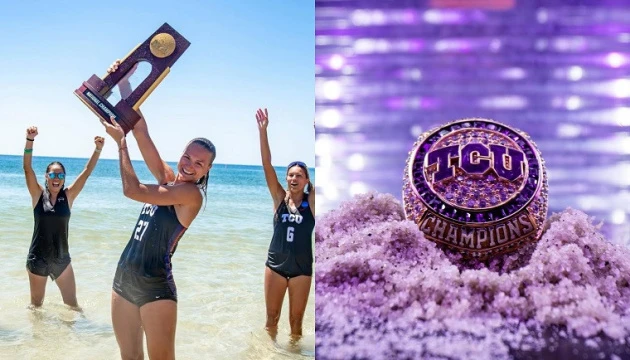 Українка Хміль отримала чемпіонський перстень NCAA з пляжного волейболу