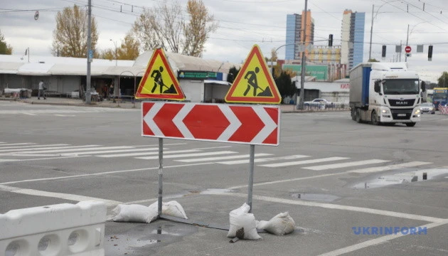 У Києві до кінця жовтня обмежуватимуть рух Броварським проспектом