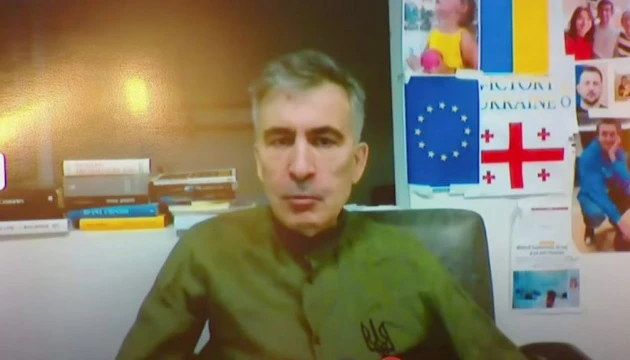 Саакашвілі просить Зеленського внести його до списку цивільних полонених війни з РФ