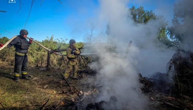 У Сумах зафіксували влучання російського ударного дрона по центральній частині міста