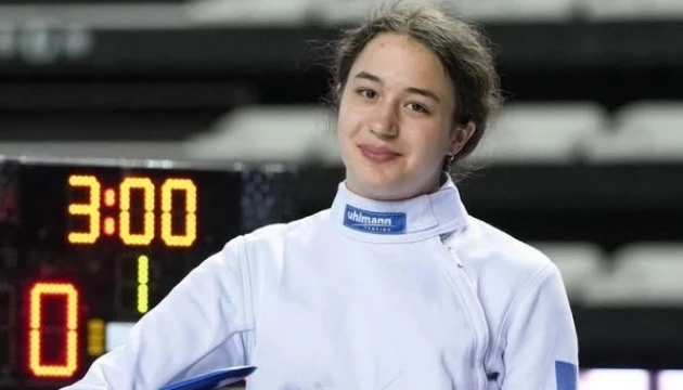 Шпажистка Аліна Дмитрук - срібна призерка чемпіонату світу серед кадетів
