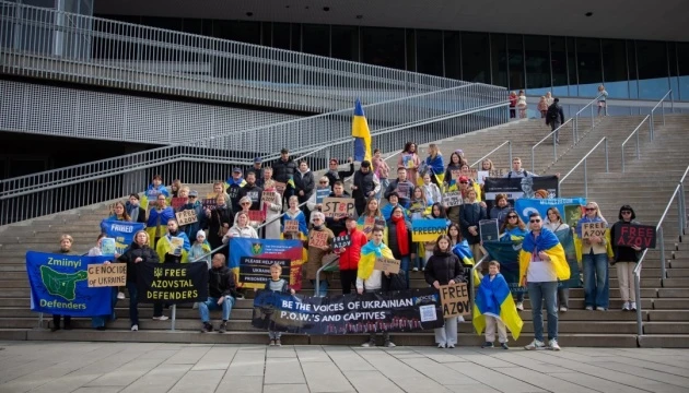 У Данії відбулися акції на підтримку українських військовополонених