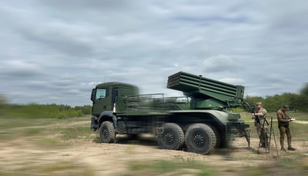 Нацгвардія показала модернізовану систему залпового вогню БМ-21 «Град»