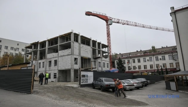 У Запоріжжі будують новий хірургічний корпус обласної дитячої лікарні