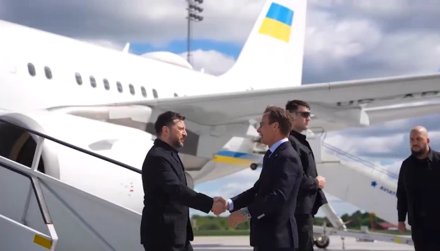 Зеленський прибув до Швеції і анонсував рішення стосовно Gripen