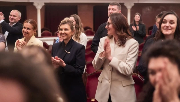 Виставу «Енеїда» від «Театру Ветеранів» відвідали перша леді й урядовці