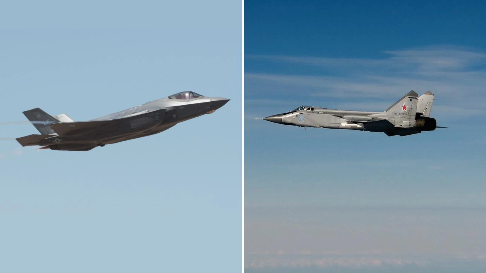 Mig russi e F35: quali sono le differenze e chi avrebbe la meglio in uno scontro