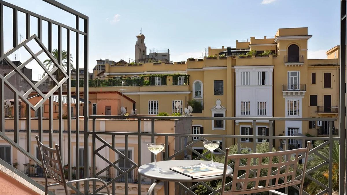 Quella suite presidenziale con vista sul Colosseo