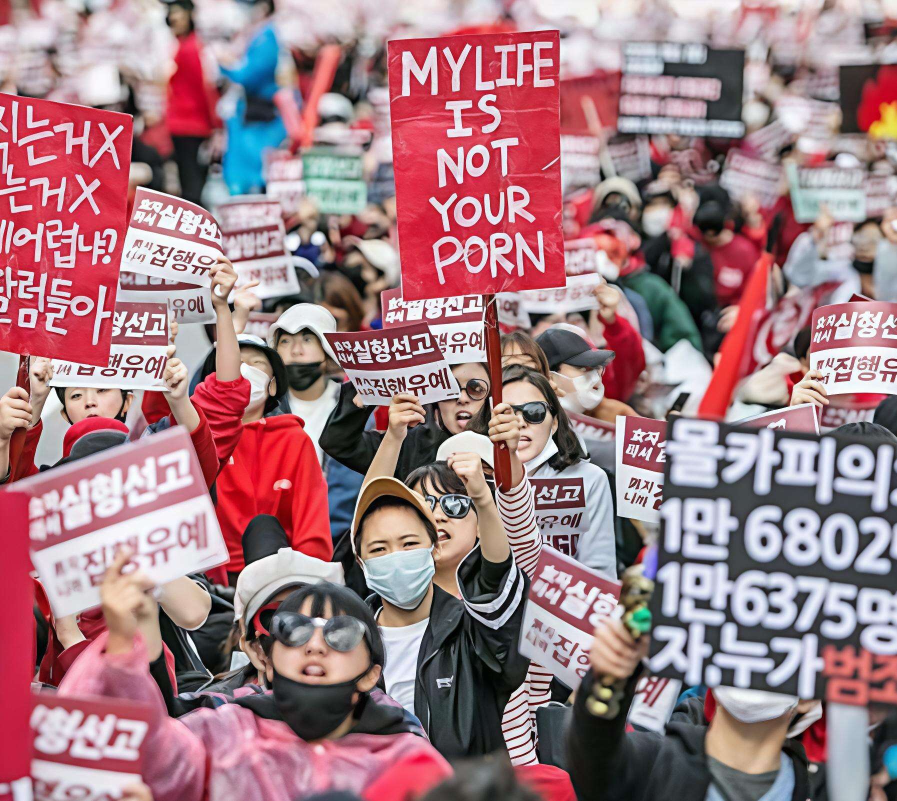 Protesta anti-Donald in stile sudcoreano. Le femministe lanciano lo sciopero del sesso