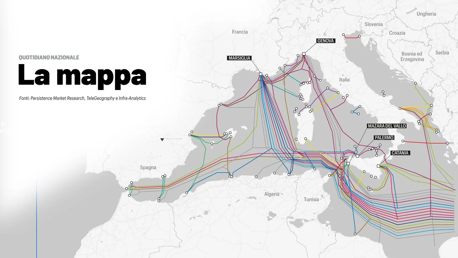 Cavi sottomarini bersaglio della guerra ibrida: sono la spina dorsale delle connessioni globali