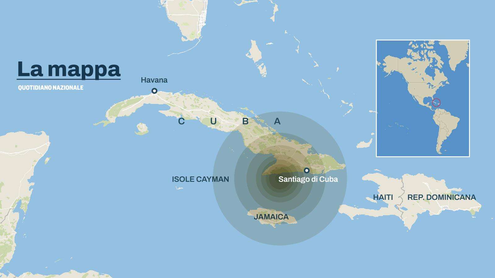 Terremoto a Cuba, due forti scosse: magnitudo 5.9 e 6.8