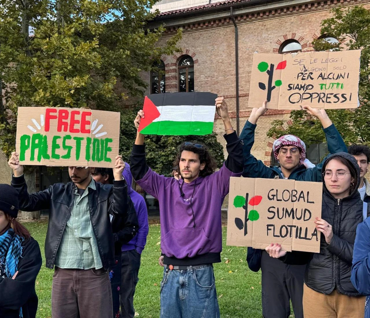 Le università occupate. Gli studenti per la Flotilla: 