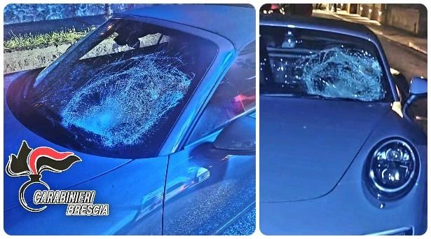 Gardone Riviera: giocano a farsi investire dalle auto, uno viene travolto davvero da una Porsche. Grave un turista irlandese