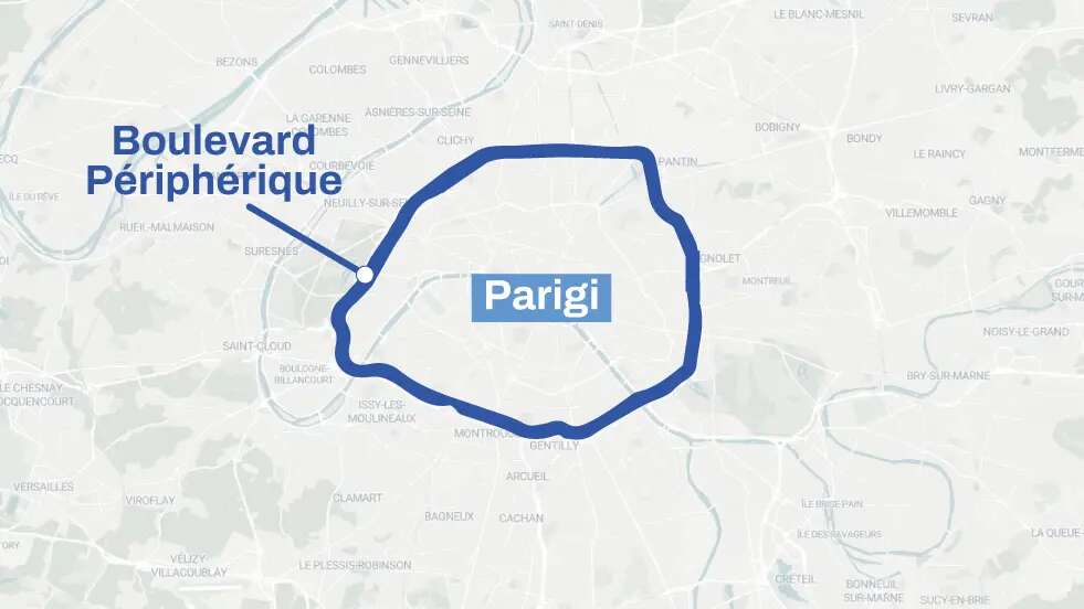 Parigi, il nuovo giro di vite: auto a 50 km/h sulla tangenziale dall’1 ottobre. Pioggia di polemiche