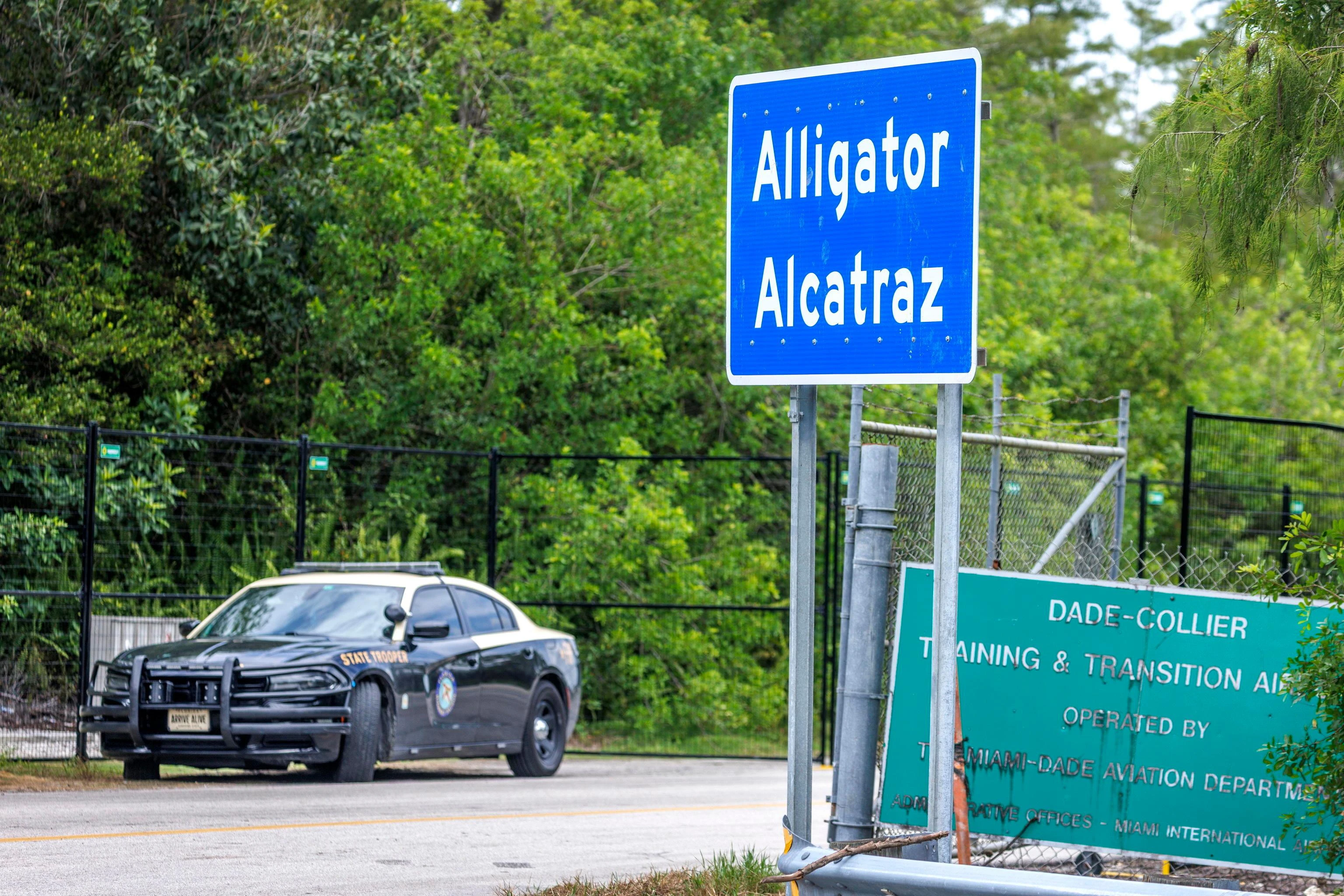 Alligator Alcatraz, il carcere nella palude: celle sovraffollate, poco cibo e niente medicinali. Fuori: alligatori e pitoni