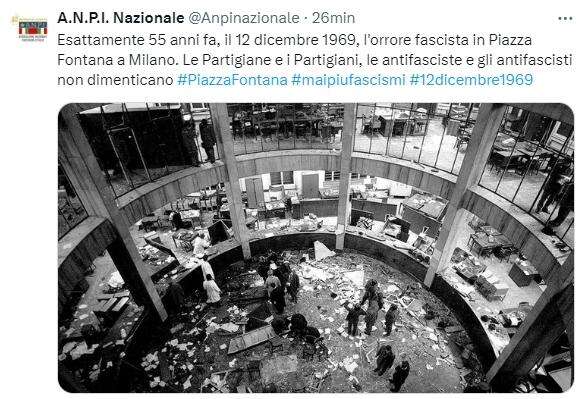 Strage di piazza Fontana 55 anni dopo, Mattarella: “Prova terribile, Milano fu baluardo”. La Russa: “Impronta neofascista”