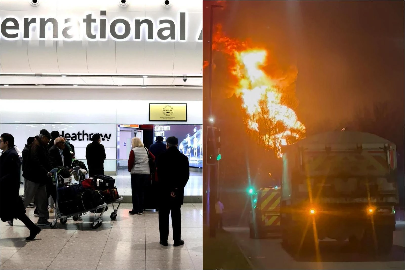 Incendio all’aeroporto di Londra-Heathrow, indaga l’antiterrorismo. Caos voli. Scalo chiuso fino alla mezzanotte di oggi