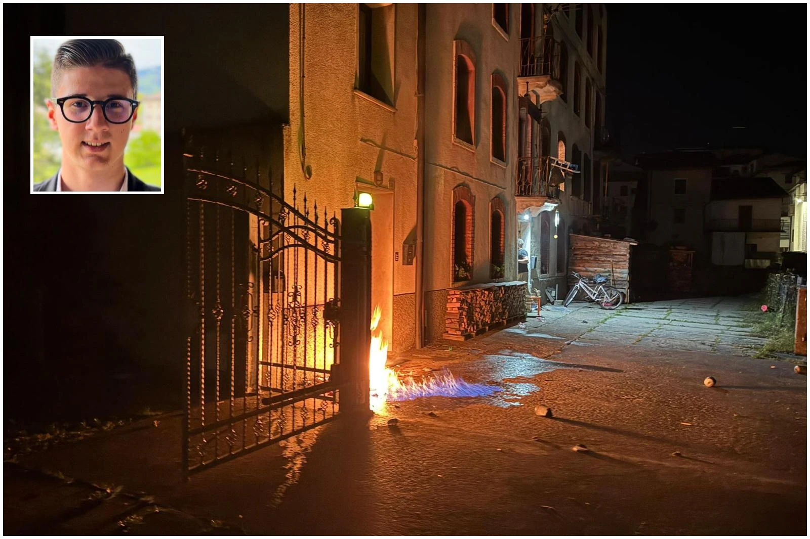 Attentato incendiario contro la casa di Adriano Cappellari, cronista vicentino che racconta la lotta anti-camorra di don Patricello
