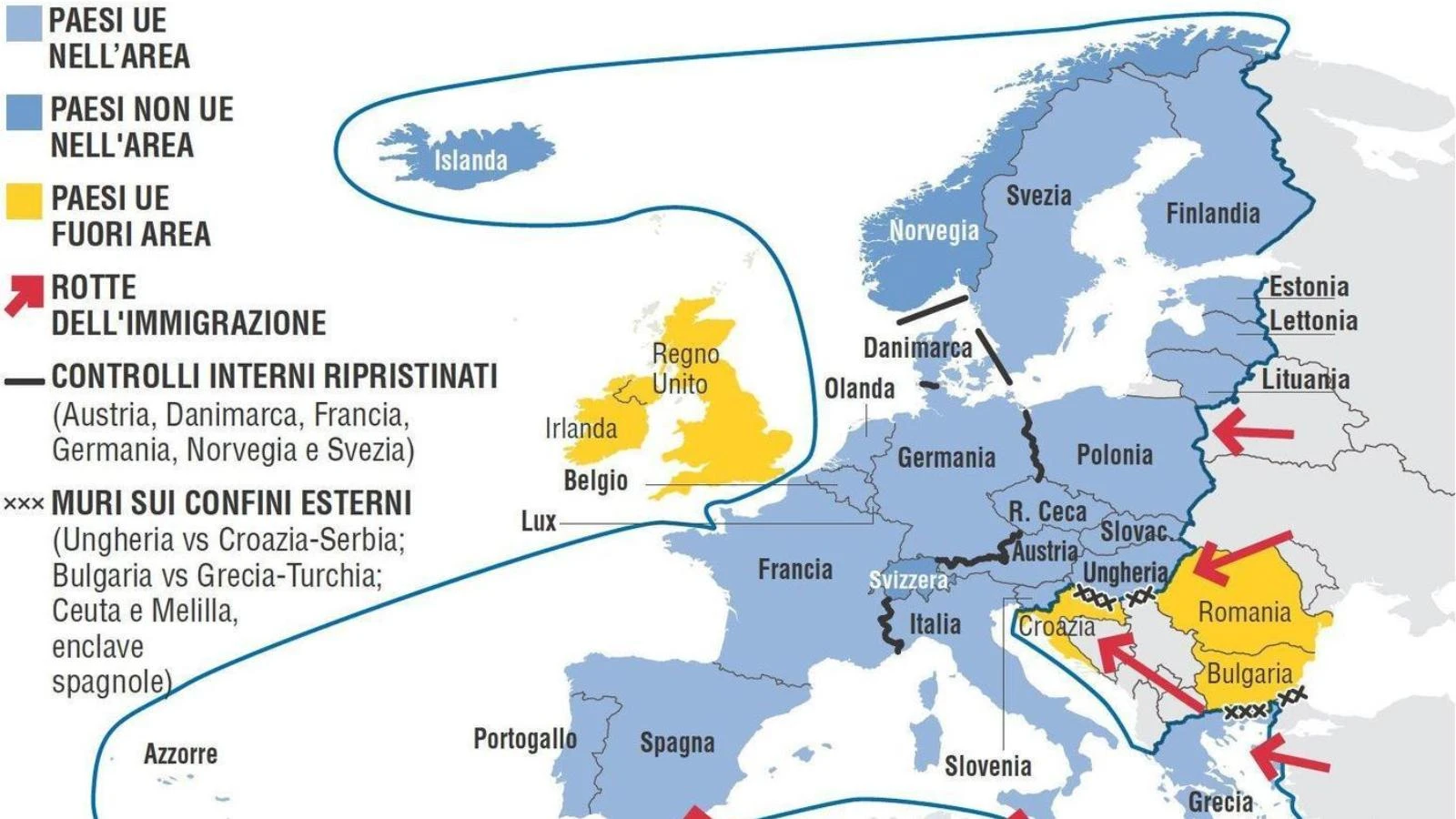 Schengen, lo spazio libero compie 40 anni: ma è sempre meno libero