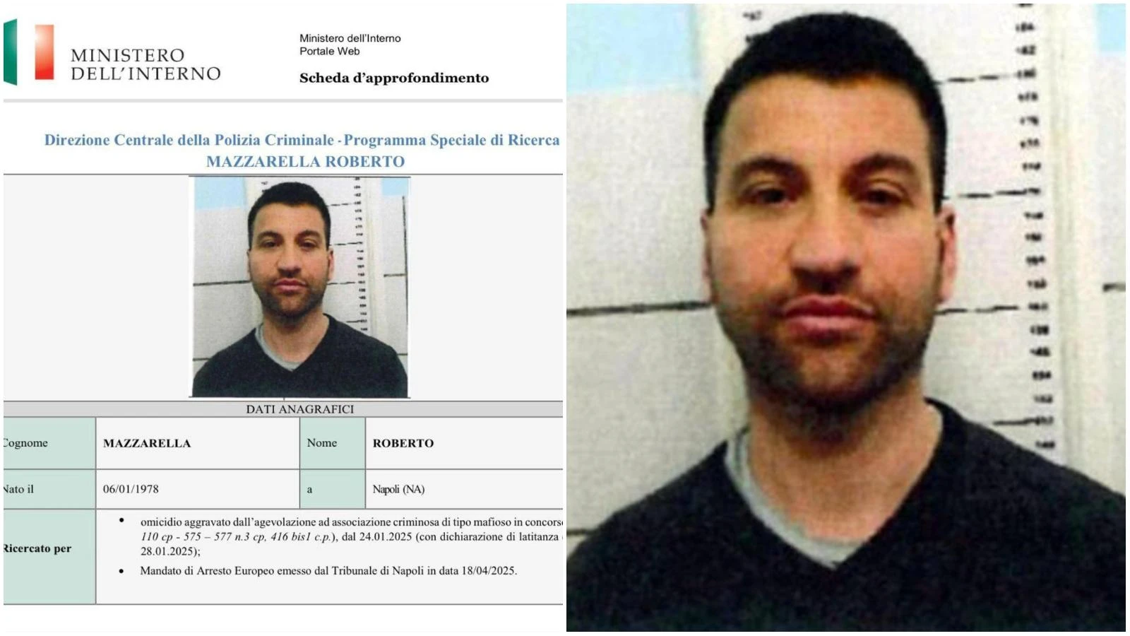 Catturato Roberto Mazzarella, uno dei latitanti più pericolosi. Era in un resort di lusso in Costiera con moglie e figli