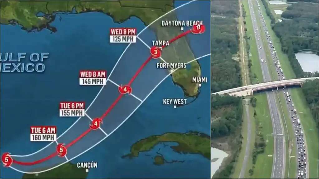 Evacuazione di massa in Florida per l’uragano: ma manca la benzina e le code sono chilometriche