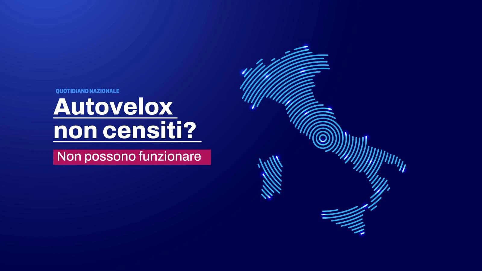 Autovelox, solo quelli censiti possono funzionare. Salvini mette all’angolo i sindaci