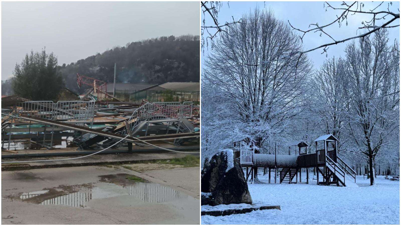 Maltempo in Campania, è allerta meteo. Bufera di neve nel Casertano: decine di persone bloccate in auto