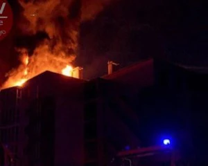 У Києві зайнялася новобудова