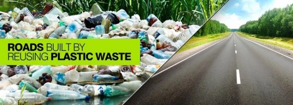 В Індії 100 тис км доріг зробили із пластику