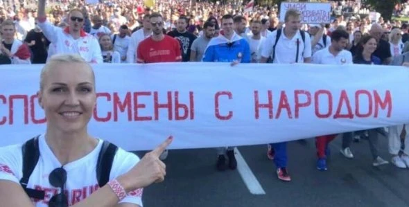 Відому баскетболістку затримали за участь у маршах в Білорусі