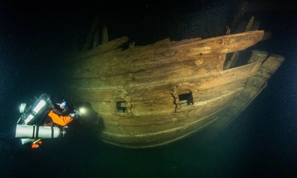 На дні моря знайшли торговий корабель, затонулий 400 років тому