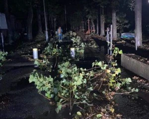 Сильна буря налетіла на Івано-Франківськ